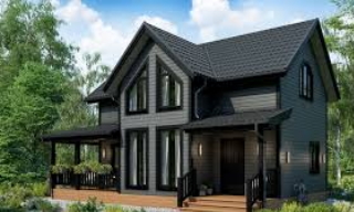 Проекты каркасных домов с террасой от 3652 рублей | Строй-Дом