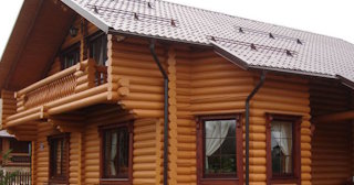 Строительство дома из оцилиндрованного бревна в Тюмени - от 135642 рублей